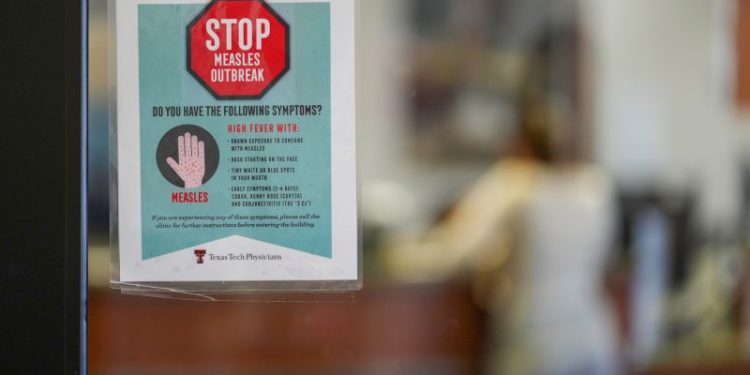 Multistate measles outbreak crosses 450 cases, with possible international spread